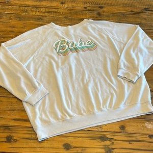 Babe Crew Sweatshirt